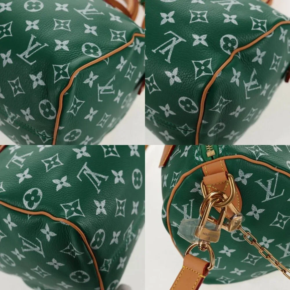 LOUIS VUITTON Monogram Speedy P9 Bandouliere 25 Bag Green M24423 LV Auth 139... - Picture 14 of 15